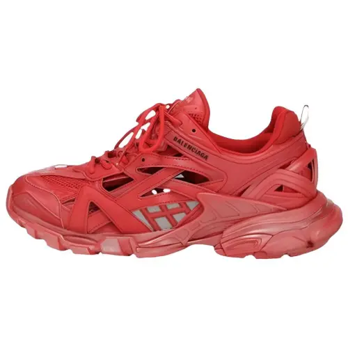 Balenciaga Track 2.0 Low top Chunky Sneakers Men's Red