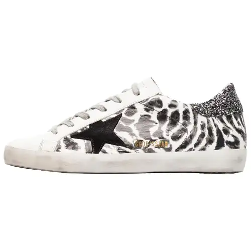 Golden Goose Super Star Leather Low top Skateboard Shoes Women's Black