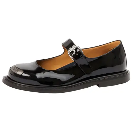 KENZO Takumi Takada Patent Leather, Leather Casual Shoes Women's Black