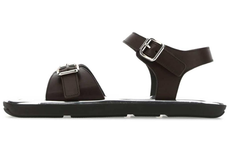Мужские сандалии Prada Сomfort (темно-коричневые)