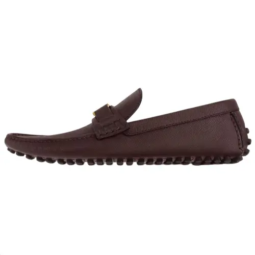 LOUIS VUITTON Hockenheim Gommino Loafers Men's Brown