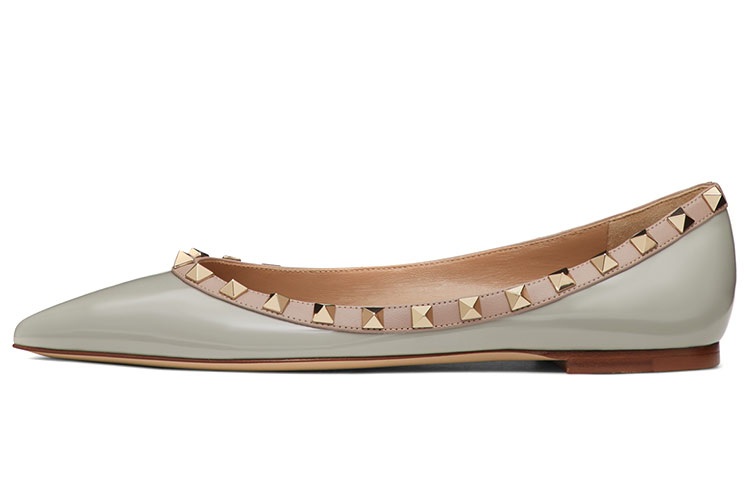 Женские туфли Valentino Valentino Rockstud (зеленые)