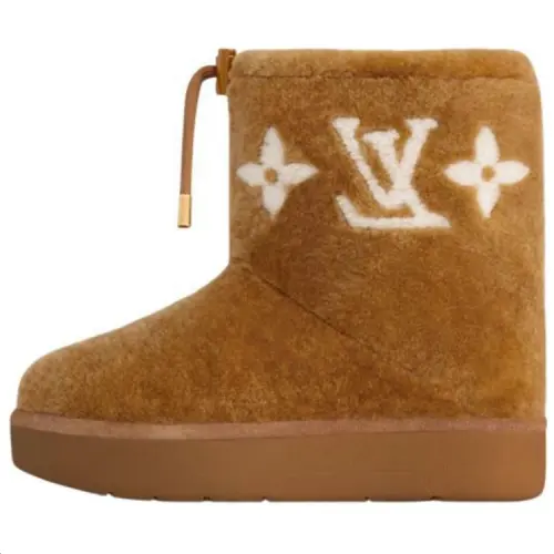 LOUIS VUITTON SKI Aspen Ankle Boots Women's Brown