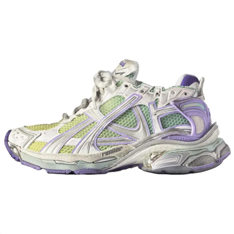 Balenciaga Runner Gradient Low top Chunky Sneakers Women's White