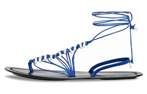 THE ROW One Strap Sandals Women's Blue