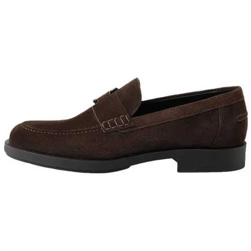 HERMES Lyde Casual Shoes 2.8cm Men's Dark Brown
