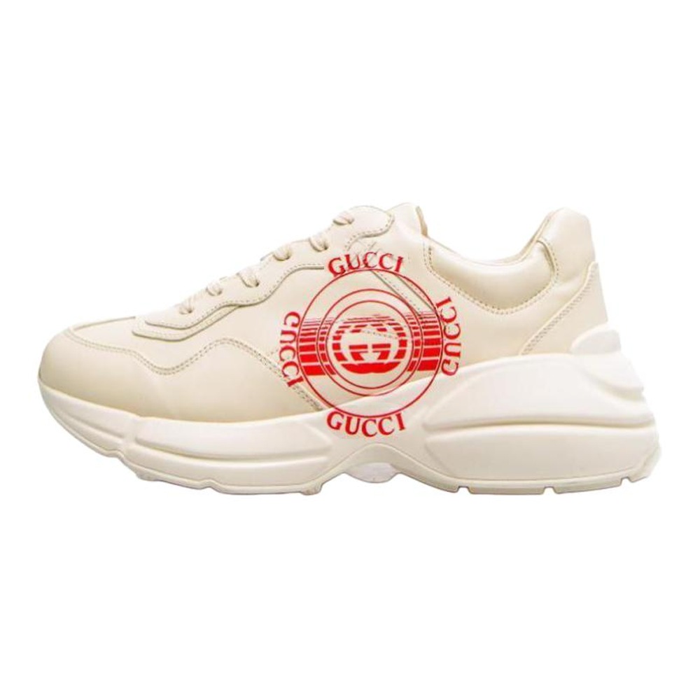 Мужские кроссовки Gucci Rhyton (слоновая кость)