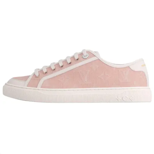 LOUIS VUITTON Lagoon Sneaker 25ss Spring Summer, Cookie Shoes Low top Canvas Shoes Women's Pink