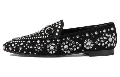 GUCCI Suede Women's Casual Shoes Women's Black