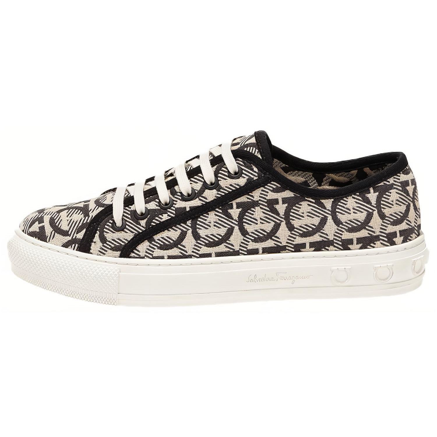 FERRAGAMO GANCINI casual low-top fashion sneakers women's multi-color