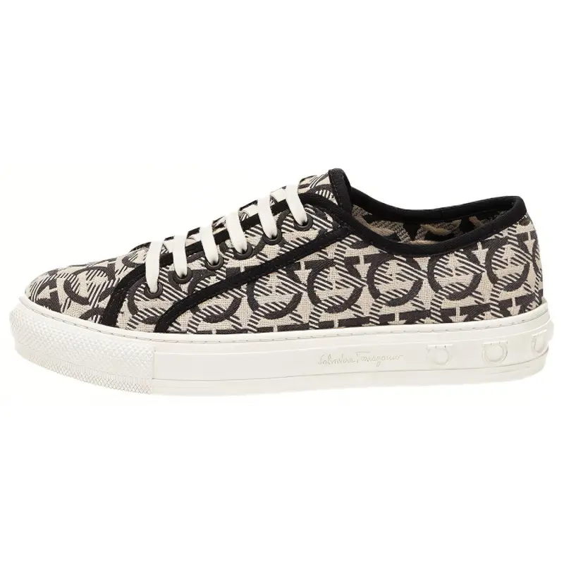 FERRAGAMO GANCINI casual low-top fashion sneakers women's multi-color