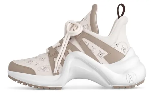 LOUIS VUITTON Archlight 1.0 Low top Chunky Sneakers Women's Elephant Gray