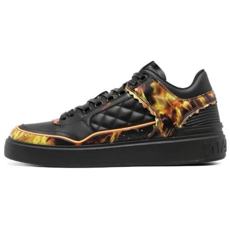 Мужские кеды BALMAIN B-Court (черные)