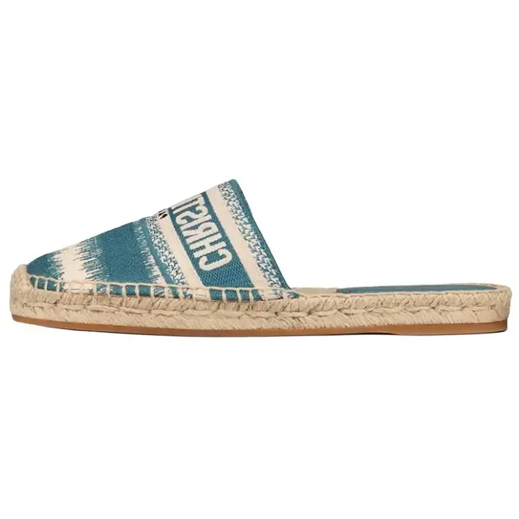 DIOR Granville Closed Toe Slippers Women's Deep Sea Blue