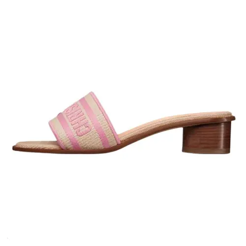 DIOR Dioriviera Rubber Slide Slippers Women's Pink