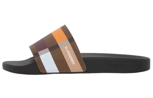 Burberry Slide Slippers Men's Brown