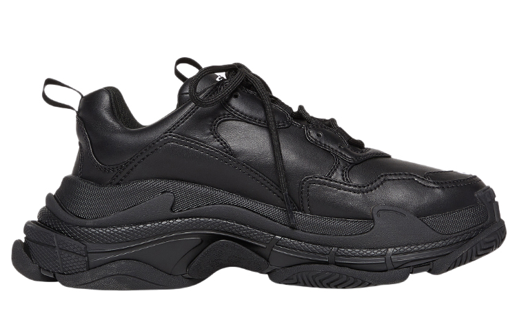 Мужские кроссовки Balenciaga Triple S (черные) — фото 2