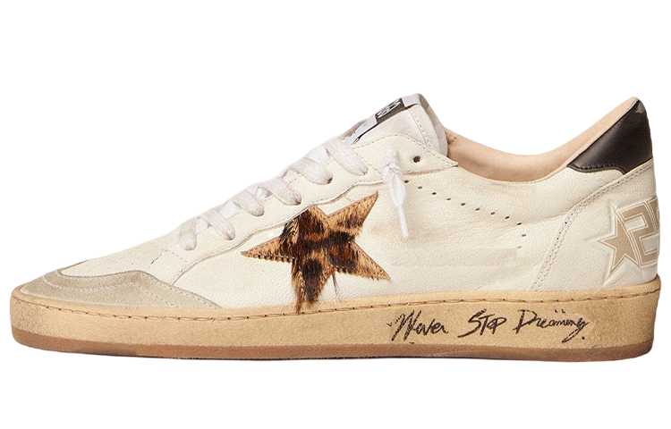 Женские кеды Golden Goose Ball Star (белые)