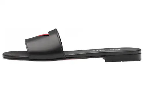PRADA Slide Slippers Women's Black