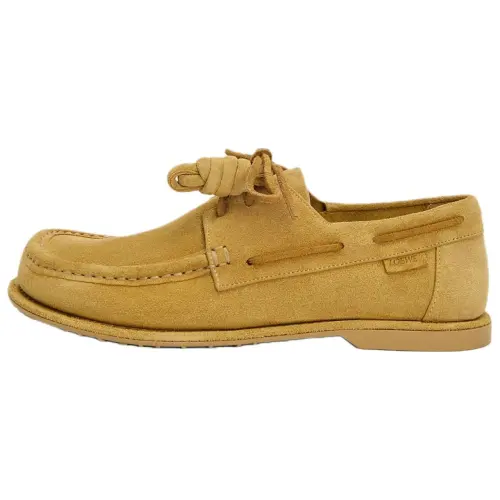LOEWE Campo Cow Leather Casual Shoes Men's Tobacco Brown