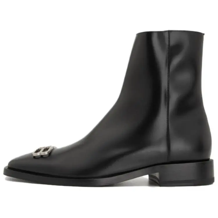 Balenciaga Rim Ankle Boots Men's Black