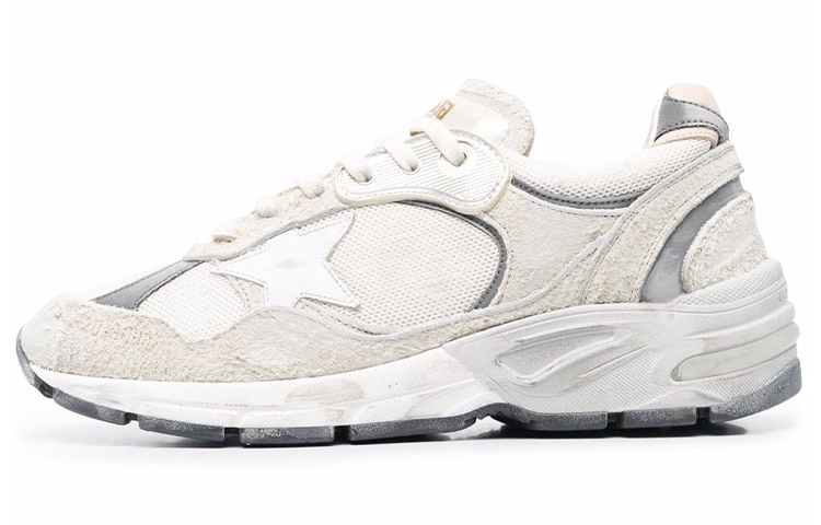 Женские кроссовки Golden Goose Dad-Star (белые)