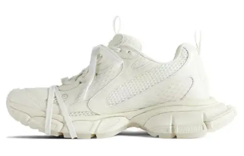 Balenciaga 3XL Mesh Low top Chunky Sneakers Women's White