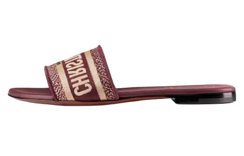 DIOR Dway Trendy Slide Slippers Women's Red