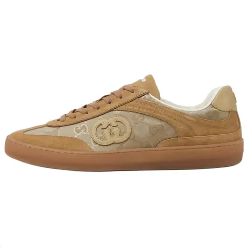 GUCCI G75 Low top Skateboard Shoes Men's Brown