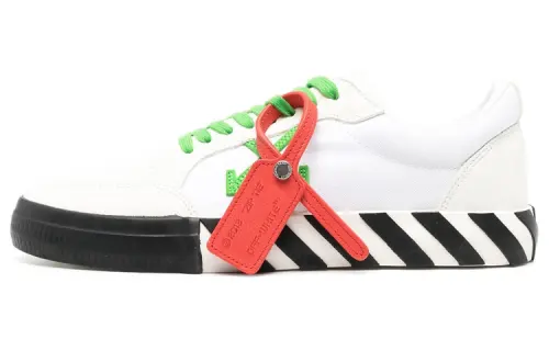 OFF WHITE Vulc Low White Lime Green