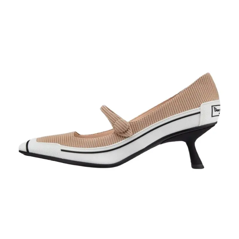 DIOR D Motion Slim Heel High Heels Women's Beige