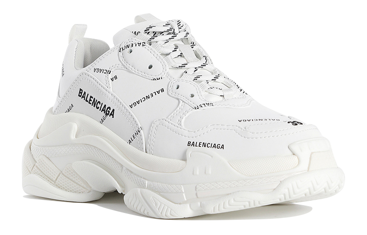 Женские кроссовки Balenciaga Triple S (белые) — фото 3