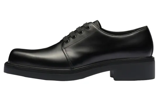 PRADA Leather Derby Shoes