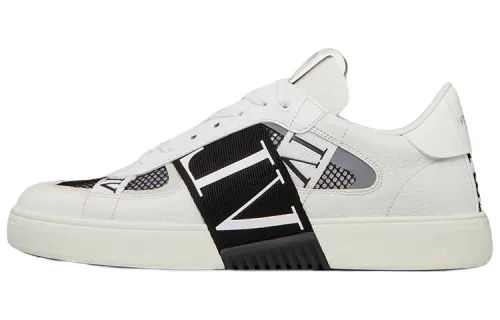 Valentino Vltn Panelled Lace Up Sneakers