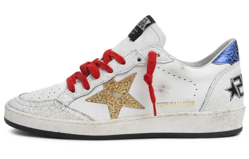 Golden Goose Ball Star Stylish Skateboarding Shoes Women's White