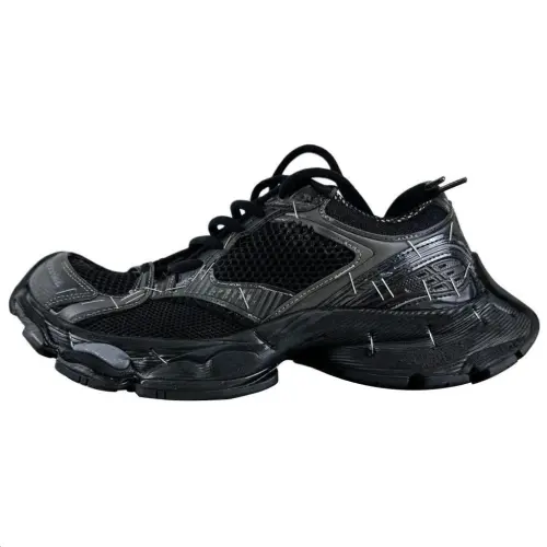 Balenciaga Stapler Shoe Staple Low top Chunky Sneakers Women's Black