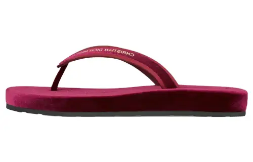 DIOR Diorsea Flip Flops Women's Crimson