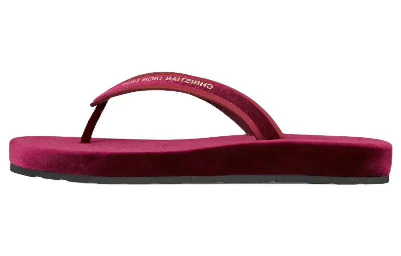 DIOR Diorsea Flip Flops Women's Crimson