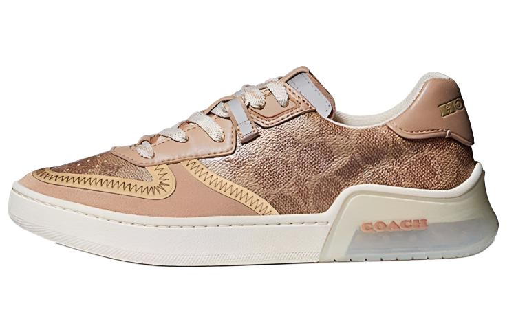 Женские кеды COACH CitySole Court (темно-коричневые)