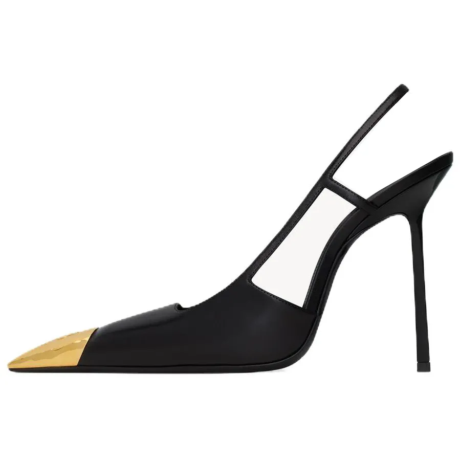 Saint Laurent 110mm Jeanne slingback pumps