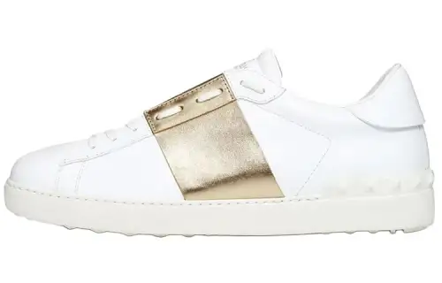 Valentino Open Sneaker 'Platinum Metallic Band'