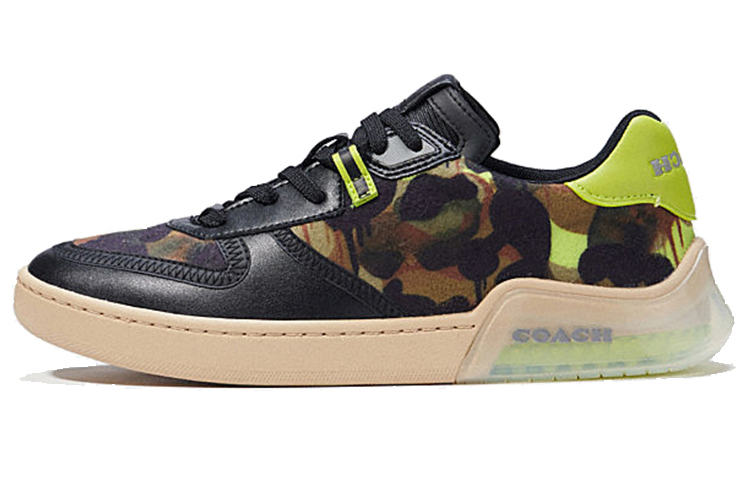 COACH Citysike Low top Stylish Skateboarding Shoes Men's Camouflage