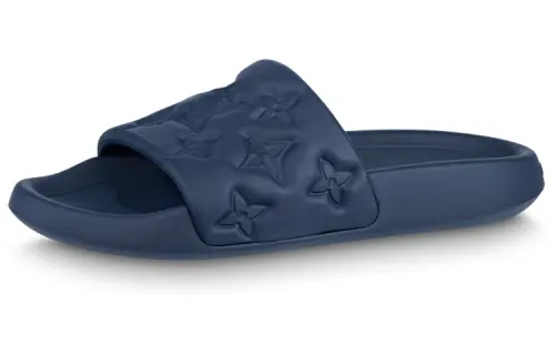LOUIS VUITTON Slide Slippers Men's Ocean Blue