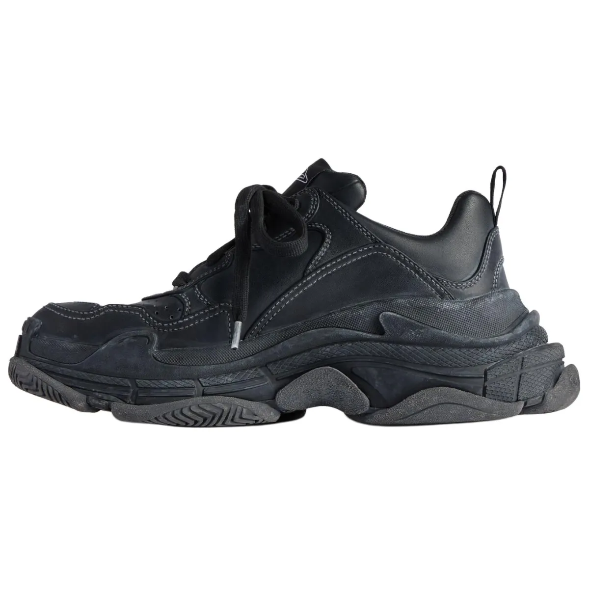 Balenciaga Triple S Sporty Lace Up Sneakers