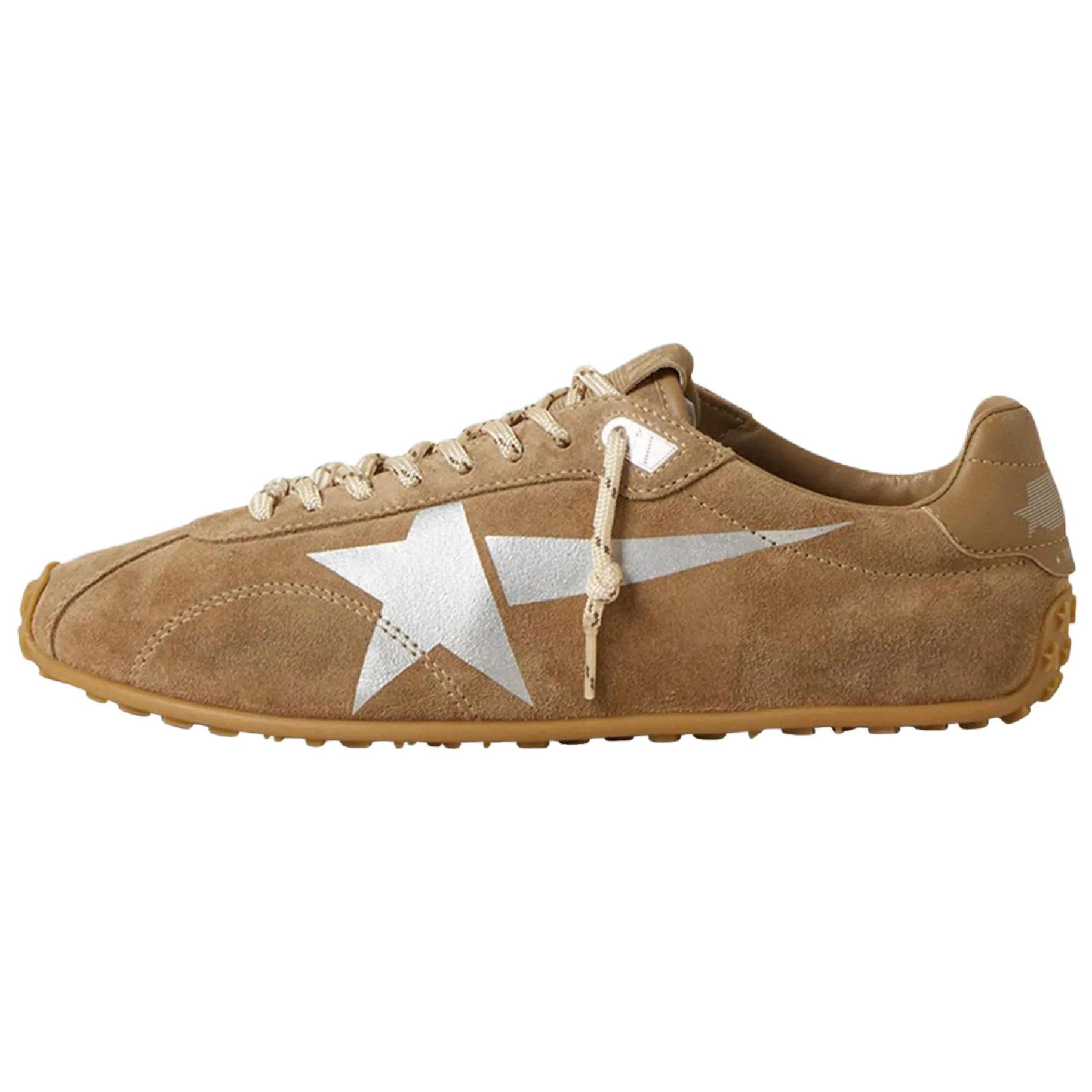 Мужские кеды Golden Goose Marathon Speed (коричневые)