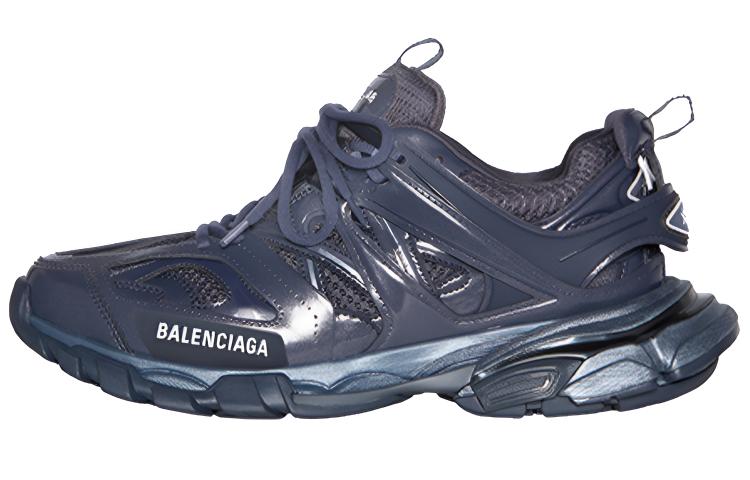 Balenciaga Balenciaga Track Round Toe Lace Up Low Top Sports and Casual Shoes Men's Blue