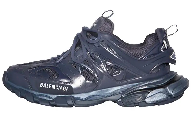 Balenciaga Track Metallic Grey Navy