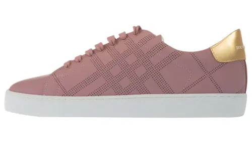 Burberry Skateboard Shoes Women's Low Top Pink