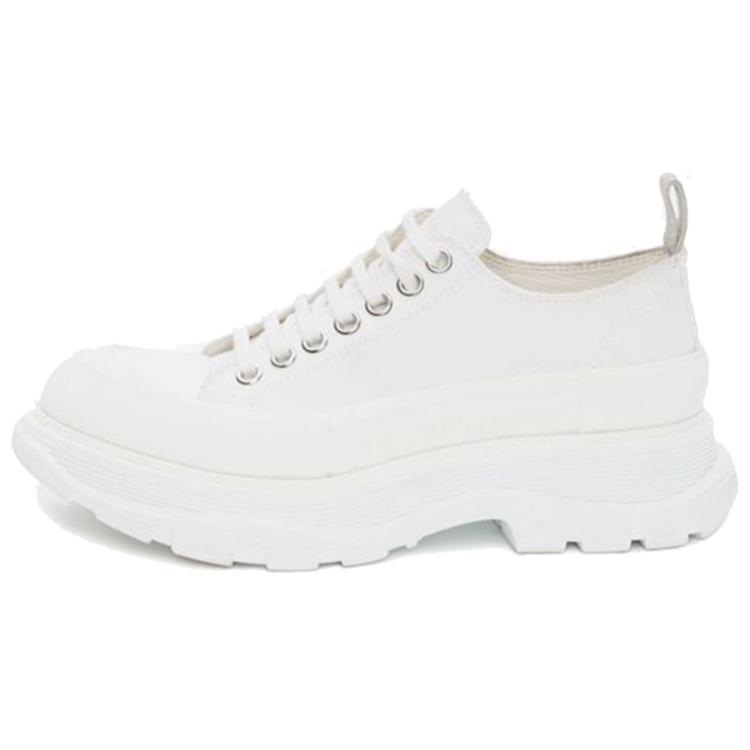 Alexander McQueen Alexander McQueen Tread Slick Sisters Riding the Wind and Waves Ankle Martin Boots Women's White