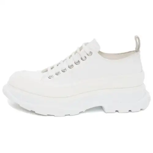 Alexander McQueen Tread Slick Low Lace Up 'White' Women's
